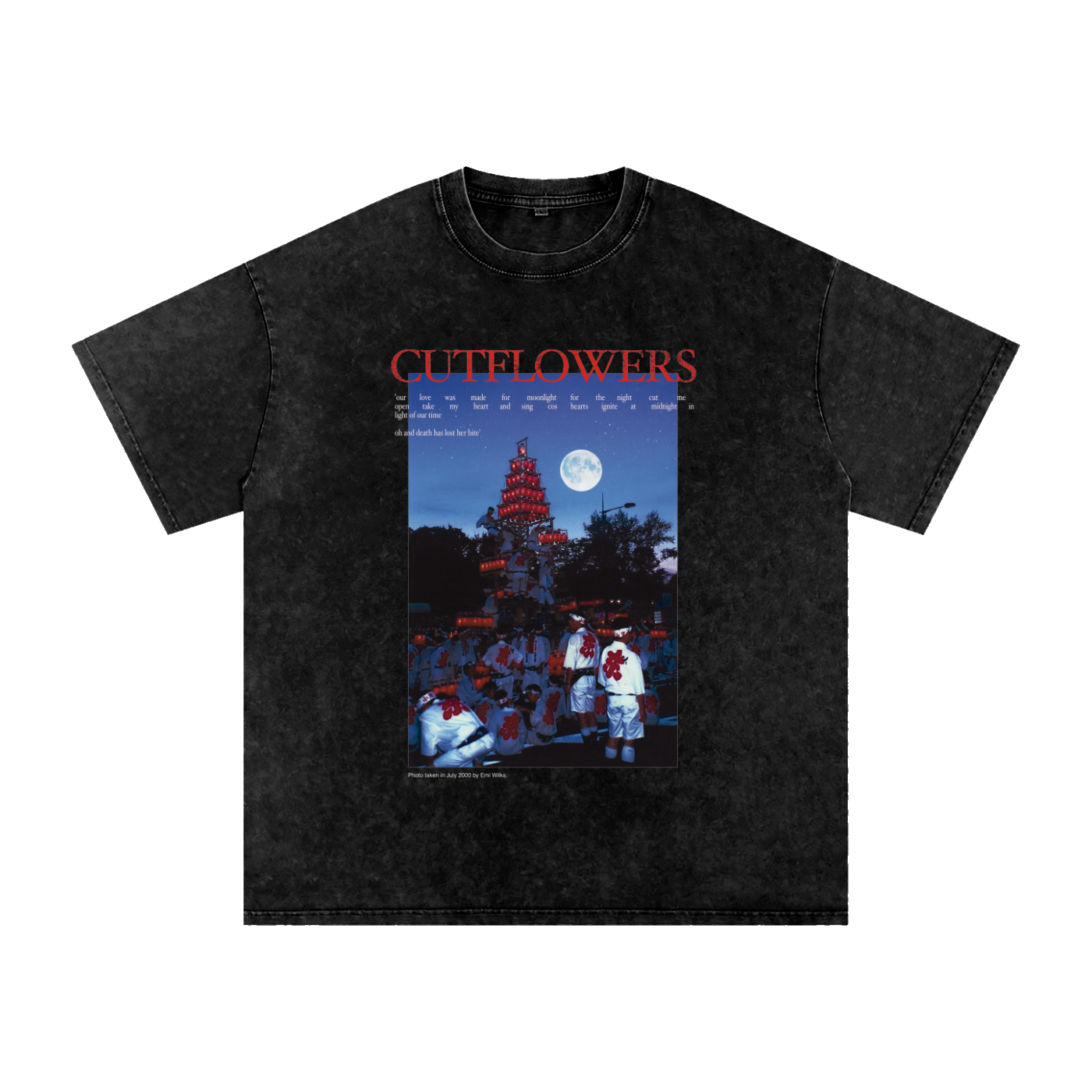'MOONLIT' Tee (Acid-Wash)